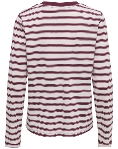 JDY - JDYPisa Print Langærmet Top - Chalk Pink